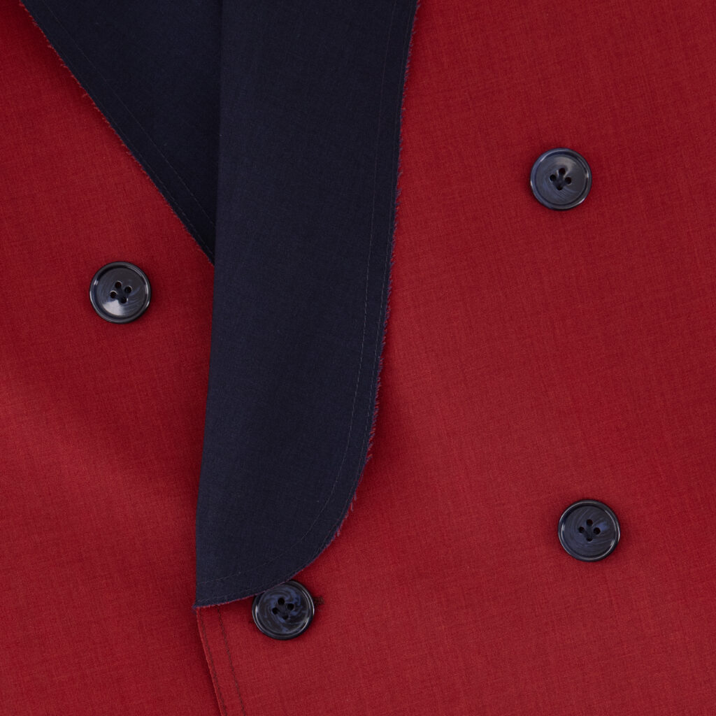REVER Double-Faced Merino Wool Overcoat