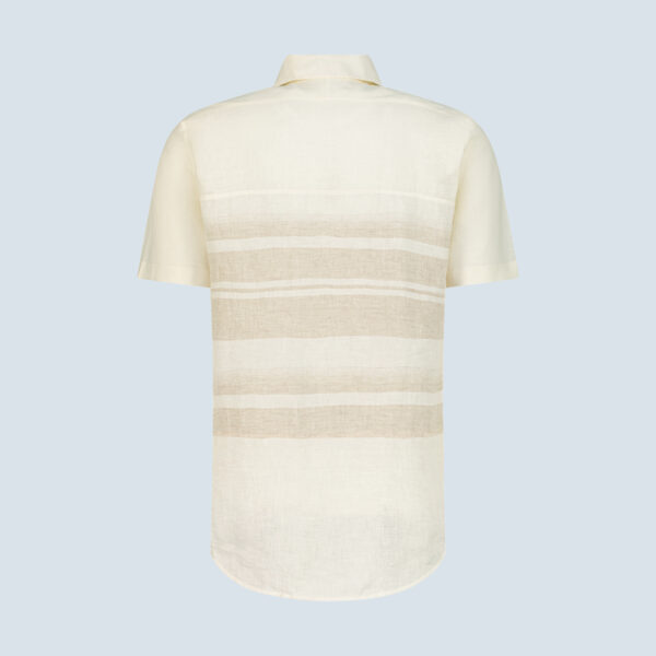 Beige Linen Casual Summer Shirt