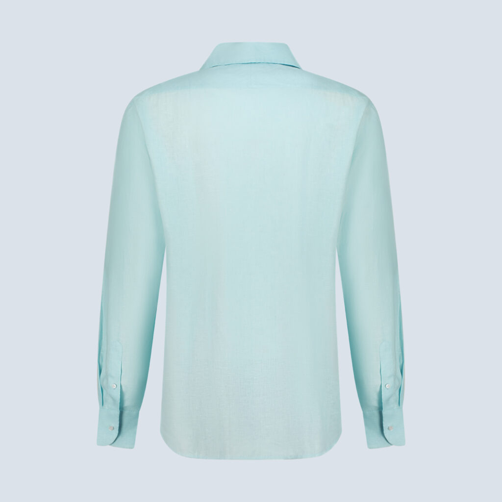 Monaco Blue Linen Shirt