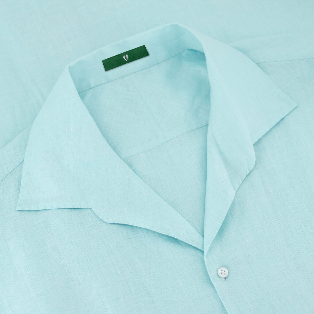 Monaco Blue Linen Shirt
