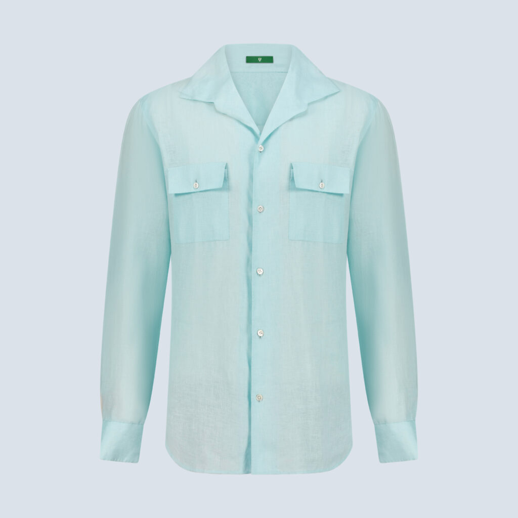 Blue Linen Shirt