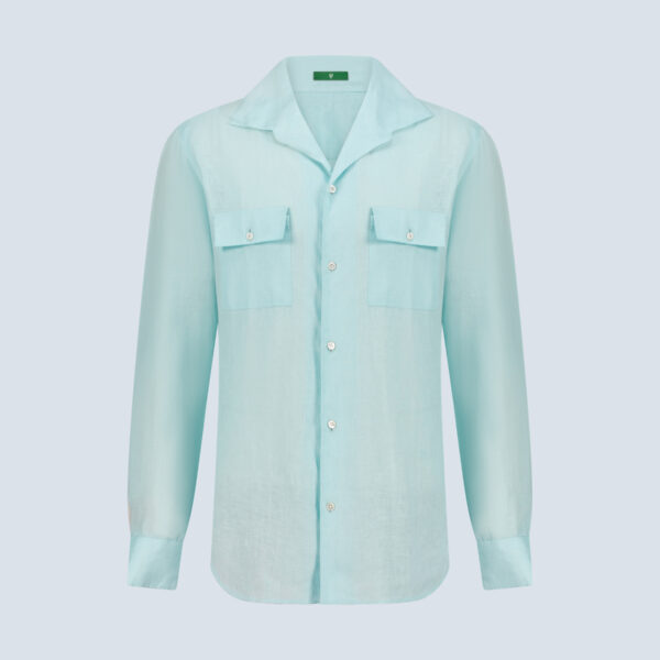 Blue Linen Shirt
