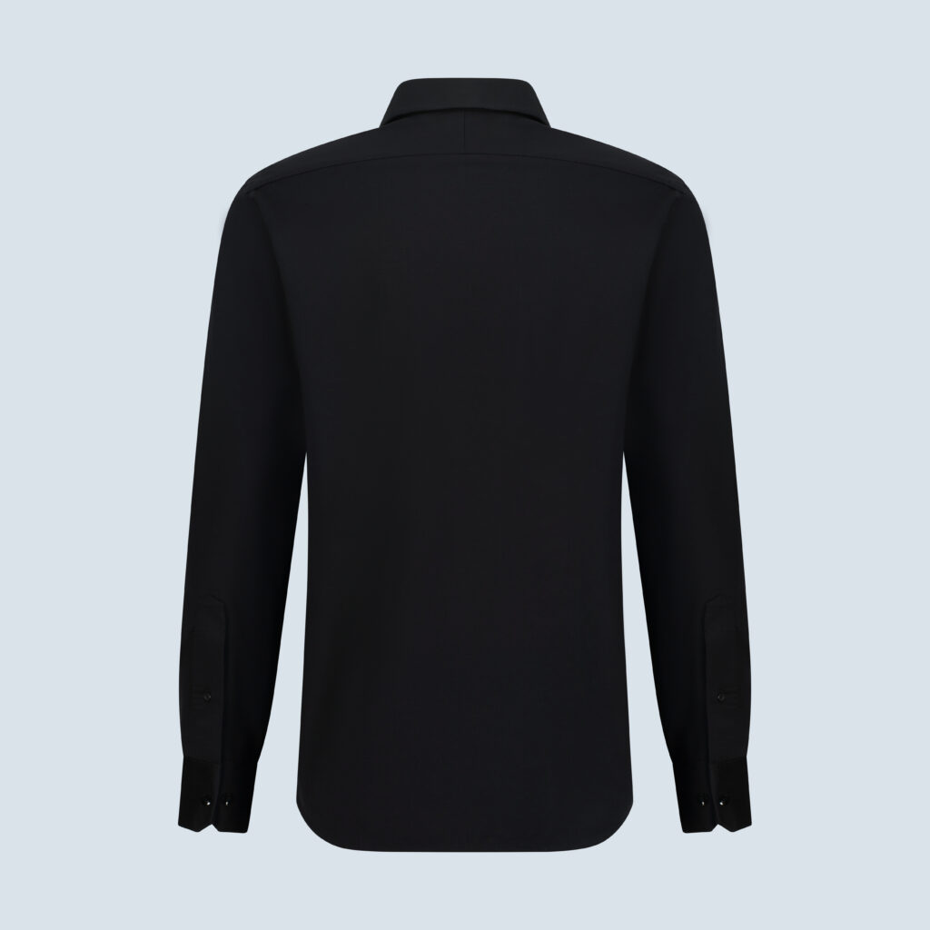 Black Four-way Stretch Formal Shirt
