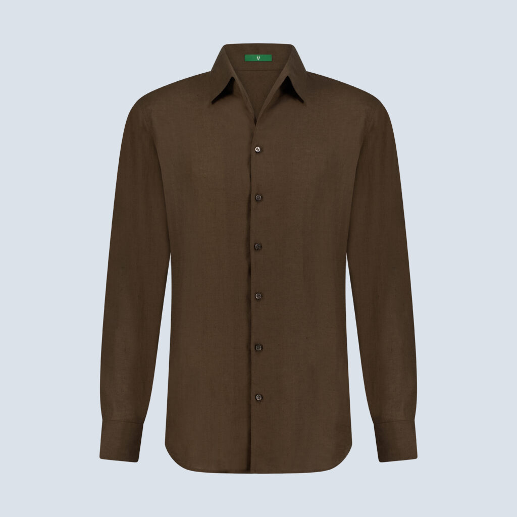 Brown Linen Shirt