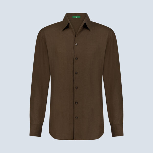 Brown Linen Shirt