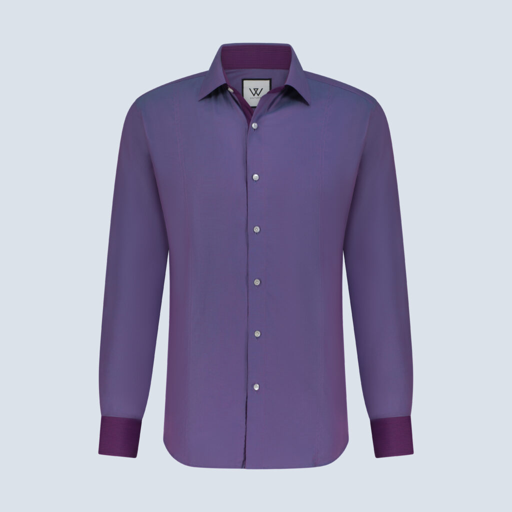 Purple Designer Casual Shirt