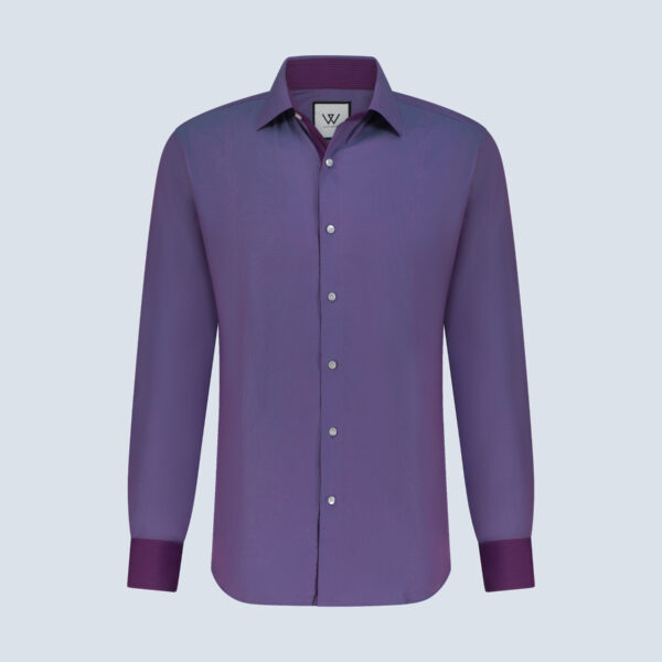 Purple Designer Casual Shirt