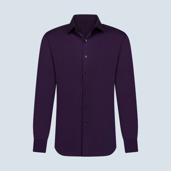 Purple Full Sleeves Casual Shirt