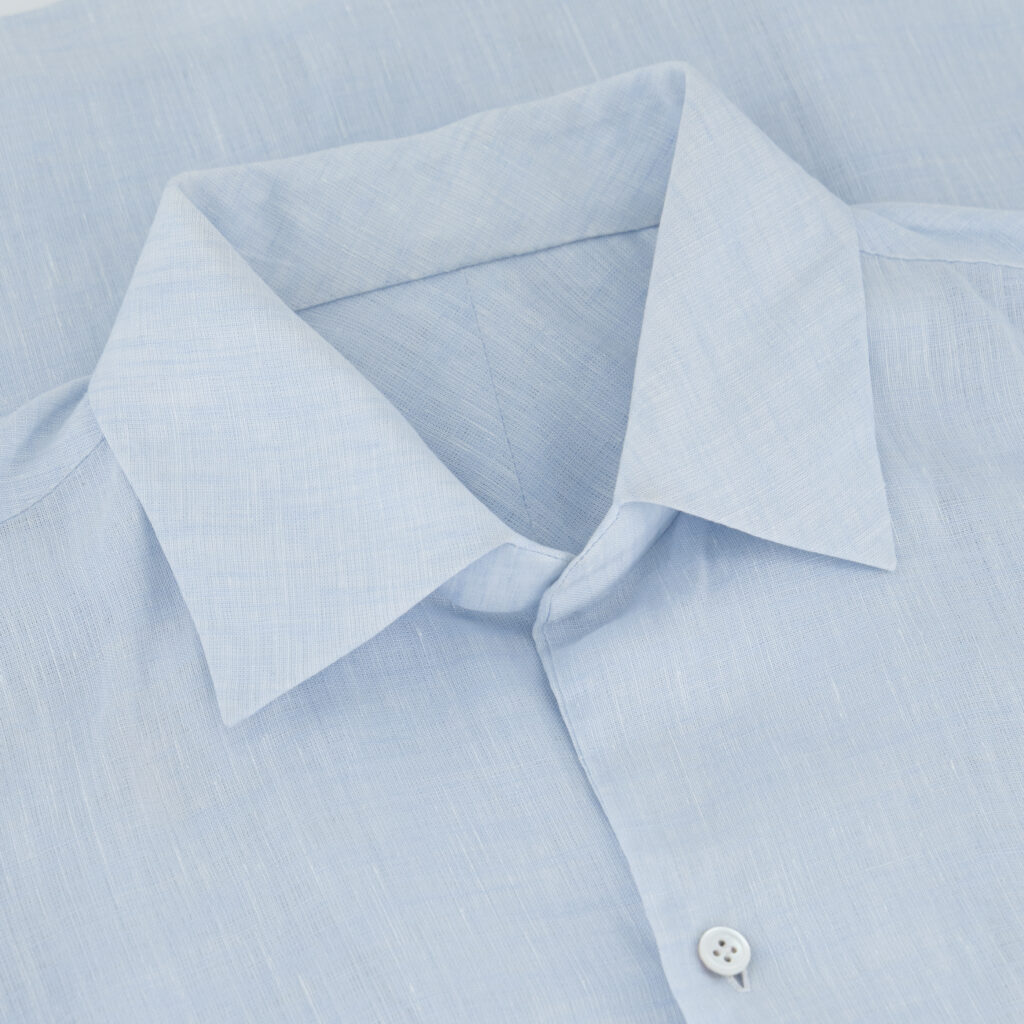 Blue Linen Casual Shirt