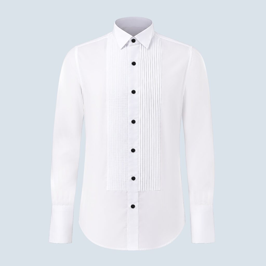 Tuxedo Shirt – Thin Pleats