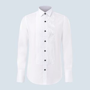Tuxedo Shirt – Thin Pleats