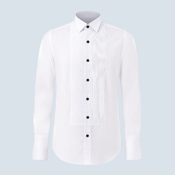 Tuxedo Shirt - Thin Pleats