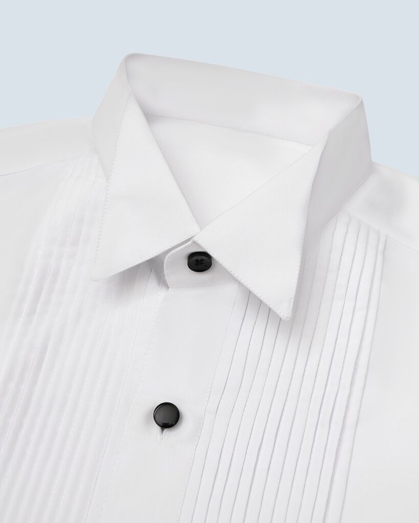 Tuxedo Shirt – Thin Pleats