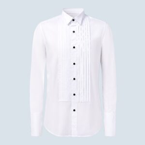 Tuxedo Shirt – Broad Pleats