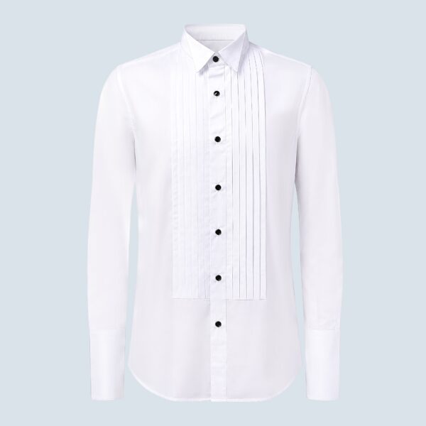 Tuxedo Shirt - Broad Pleats