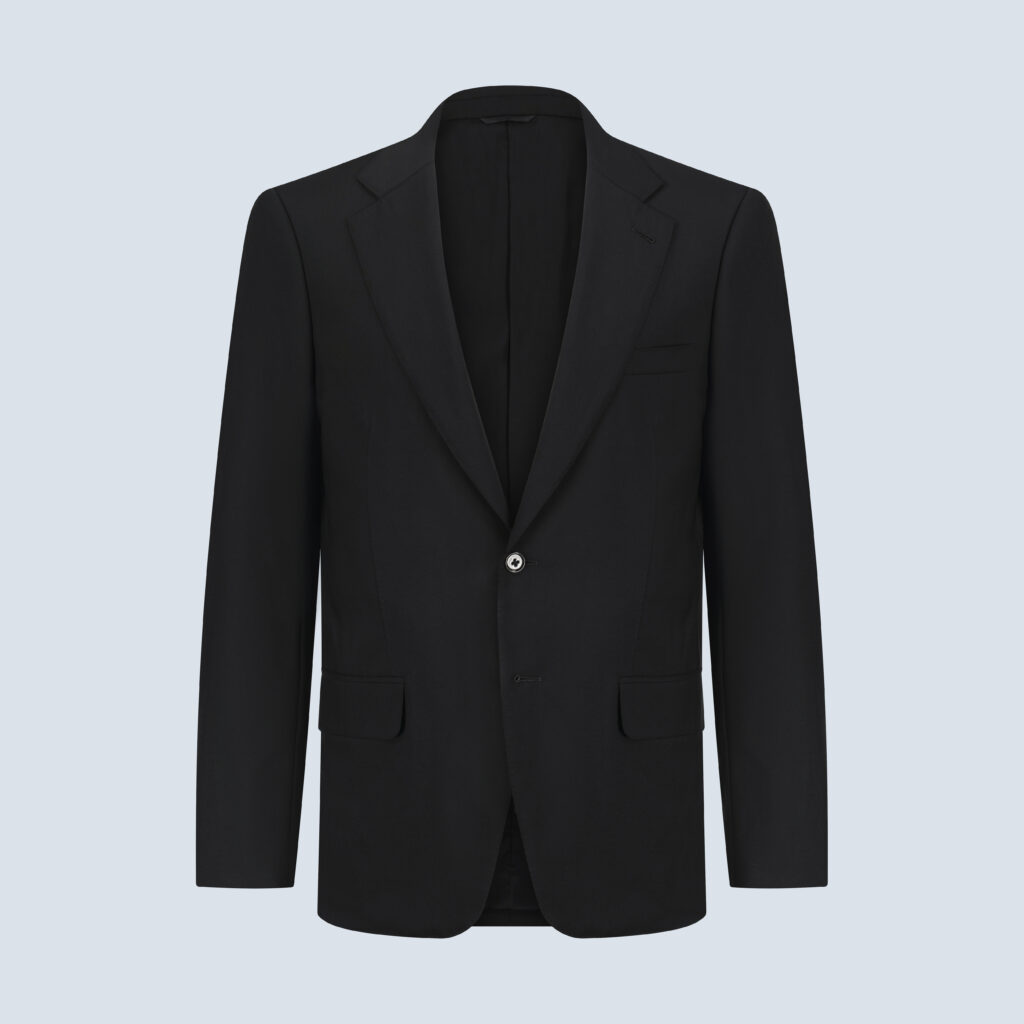 Black Notch Lapel Suit