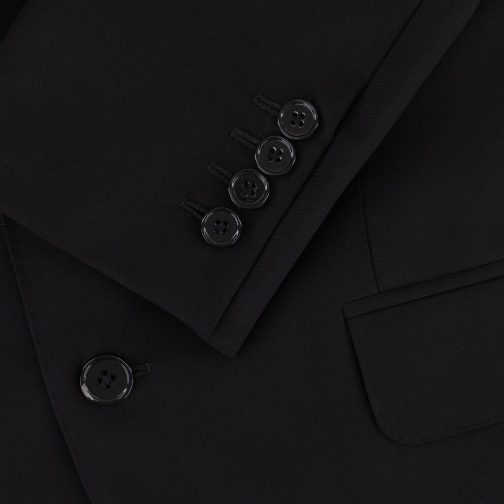 Black Notch Lapel Suit