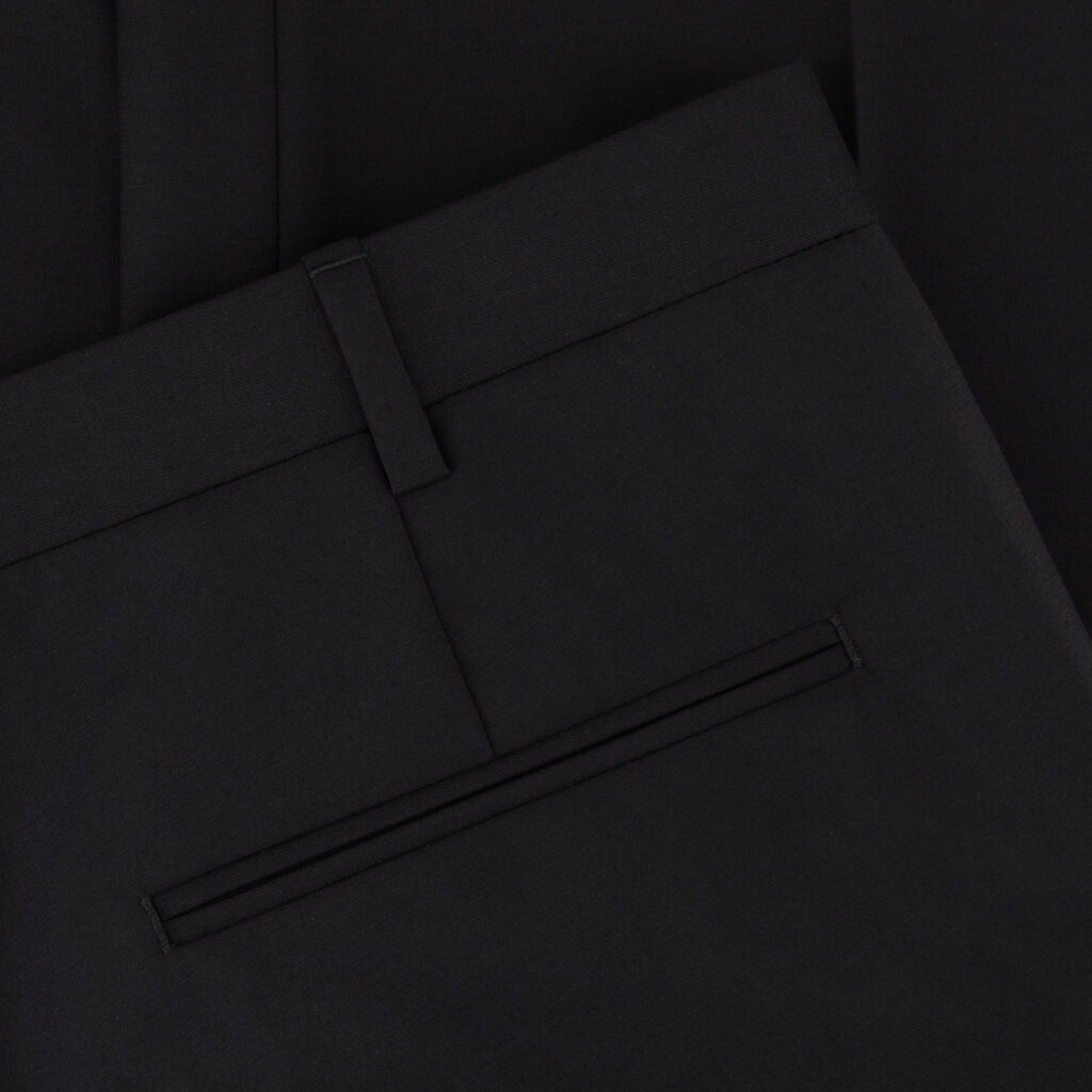 Black Notch Lapel Suit