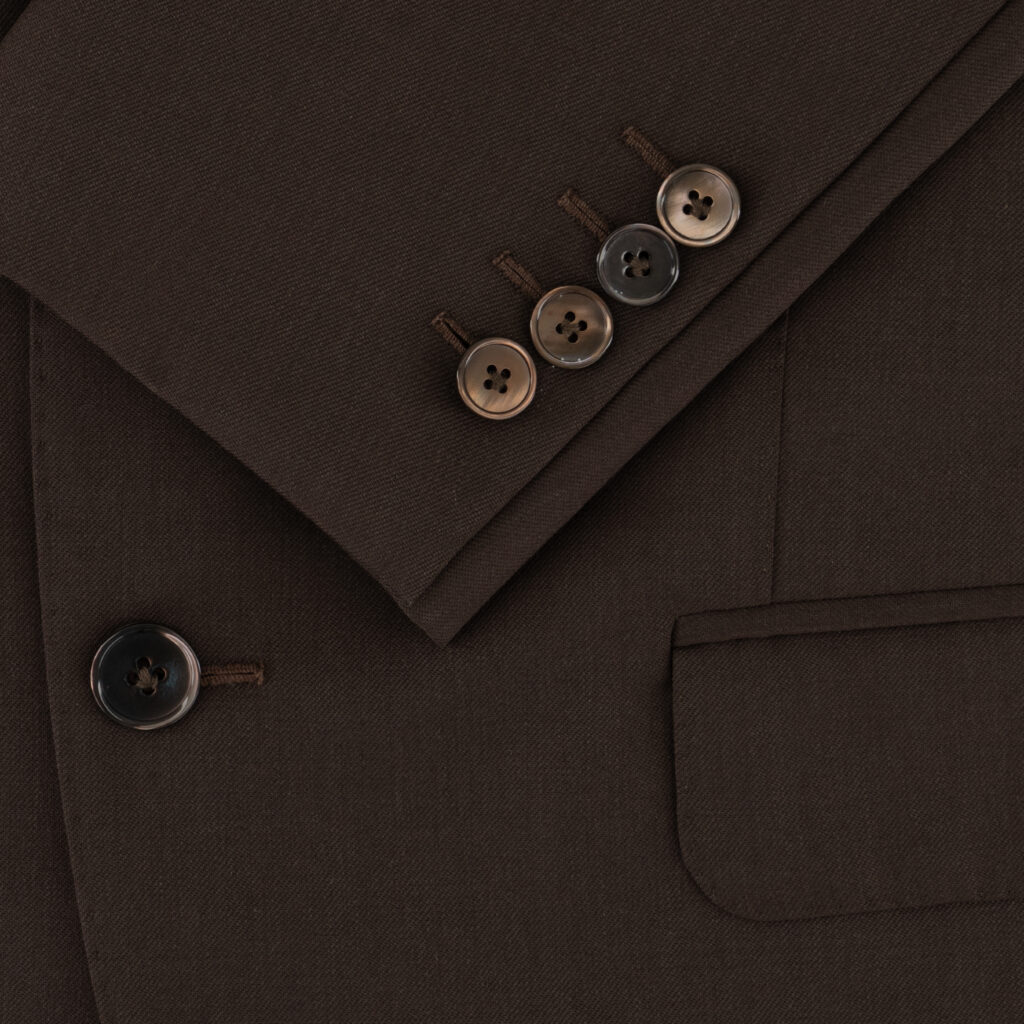 Chocolate Brown Notch Lapel Suit