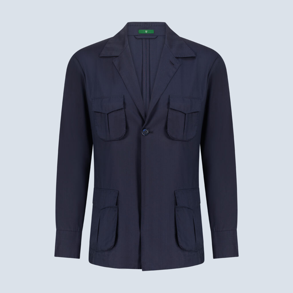 Dark Blue Safari Suit