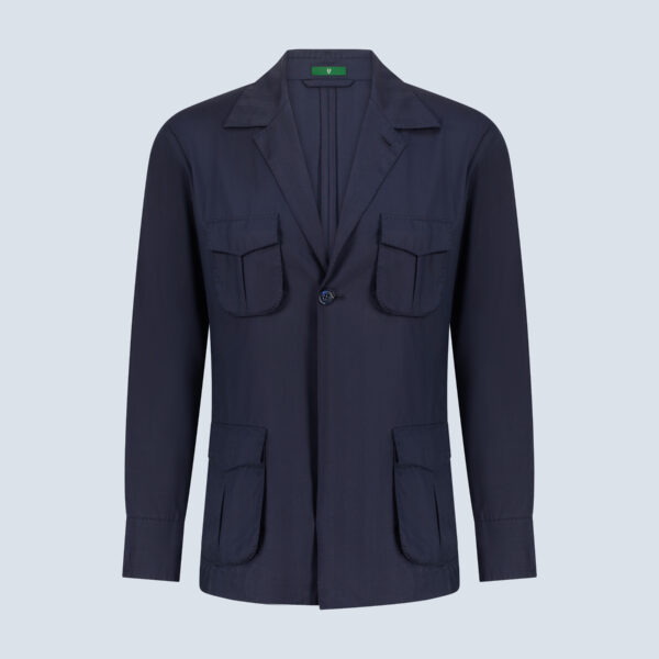 Dark Blue Safari Suit