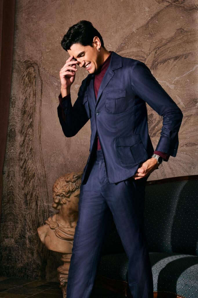 Dark Blue Safari Suit