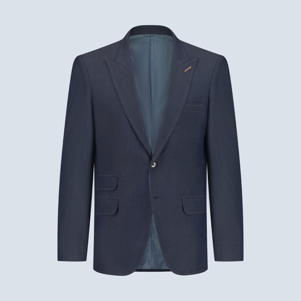 Tencel Peak Lapel Suit