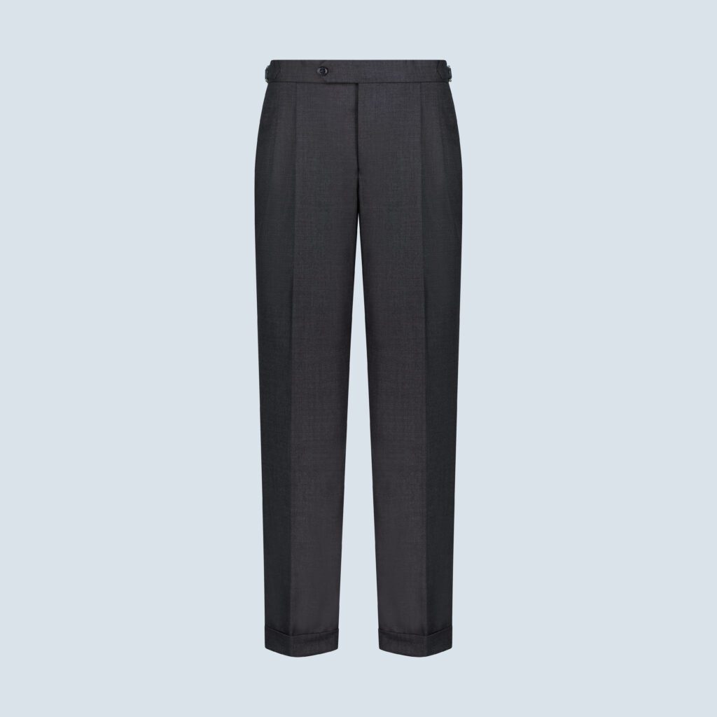 Graphite Grey Double-Breasted Wool Suit