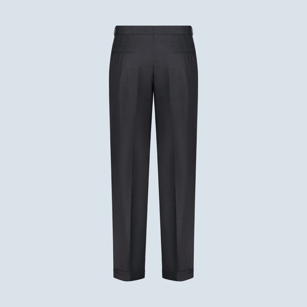 Graphite Grey Double-Breasted Wool Suit