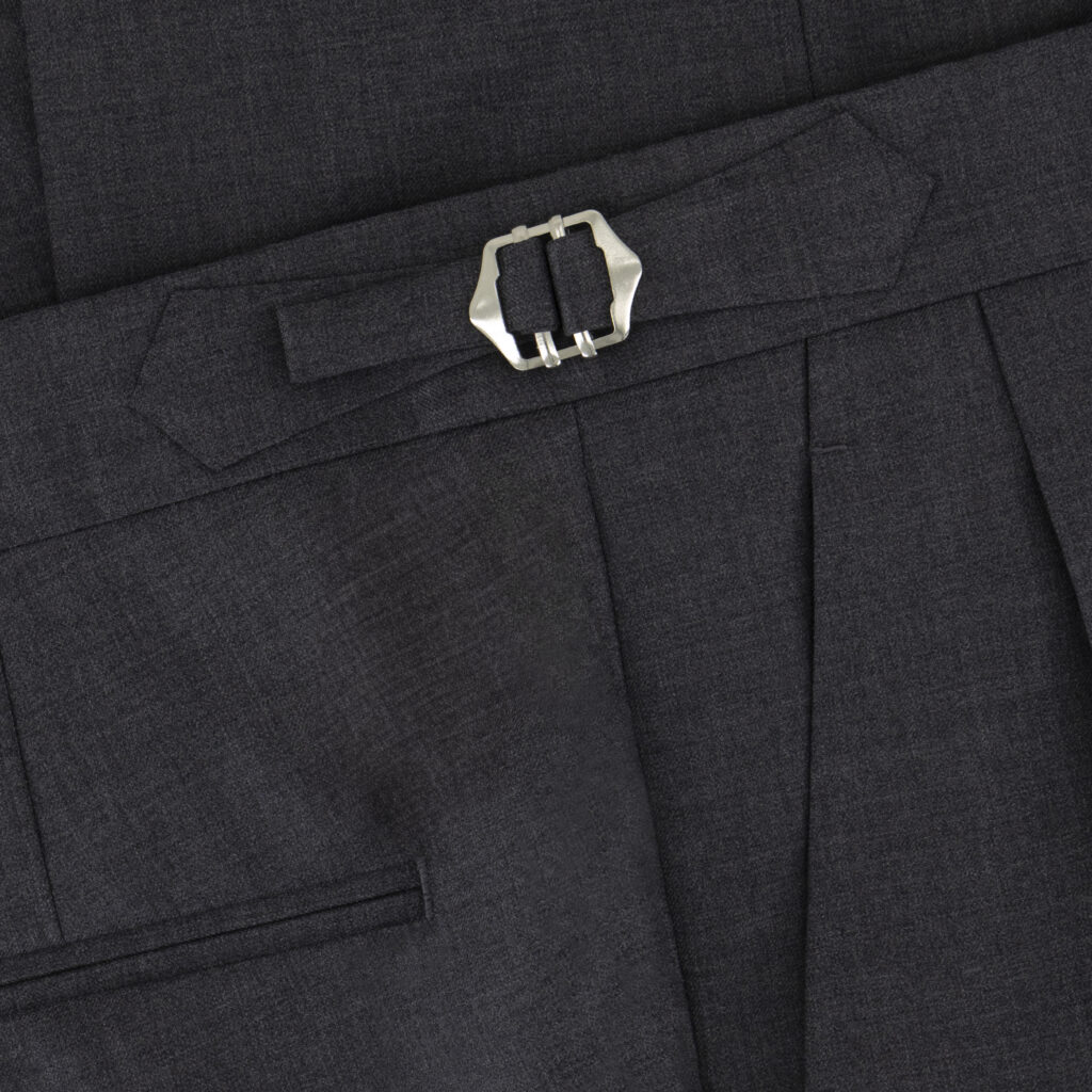 Graphite Grey Double-Breasted Wool Suit