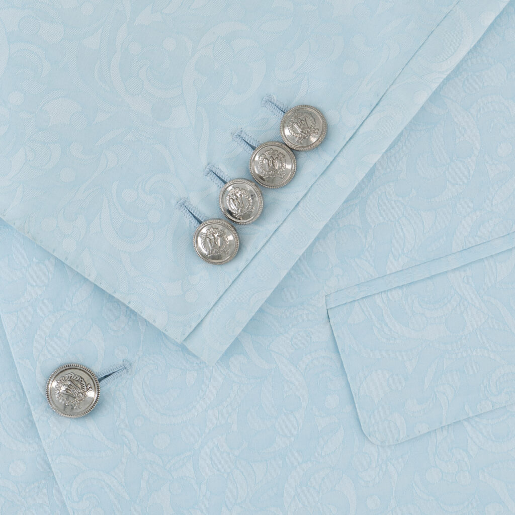 Ice Castle Blue Stingray Lapel Suit