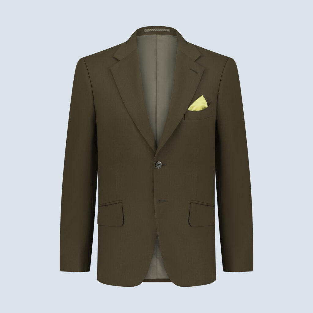Khaki Green Wool Suit