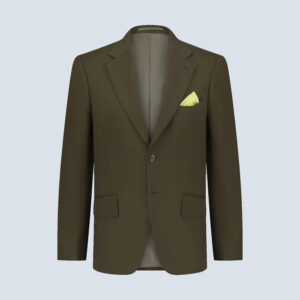 Khaki Green Wool Suit