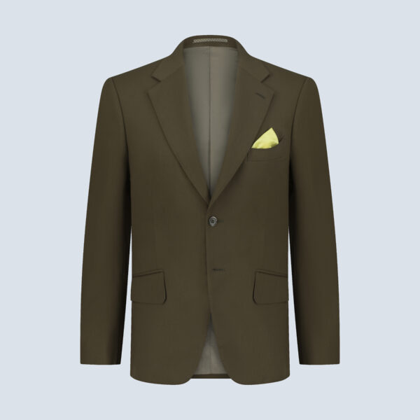 Khaki Green Wool Suit
