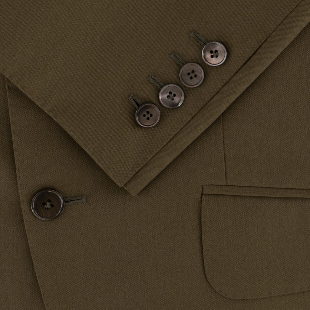 Khaki Green Wool Suit