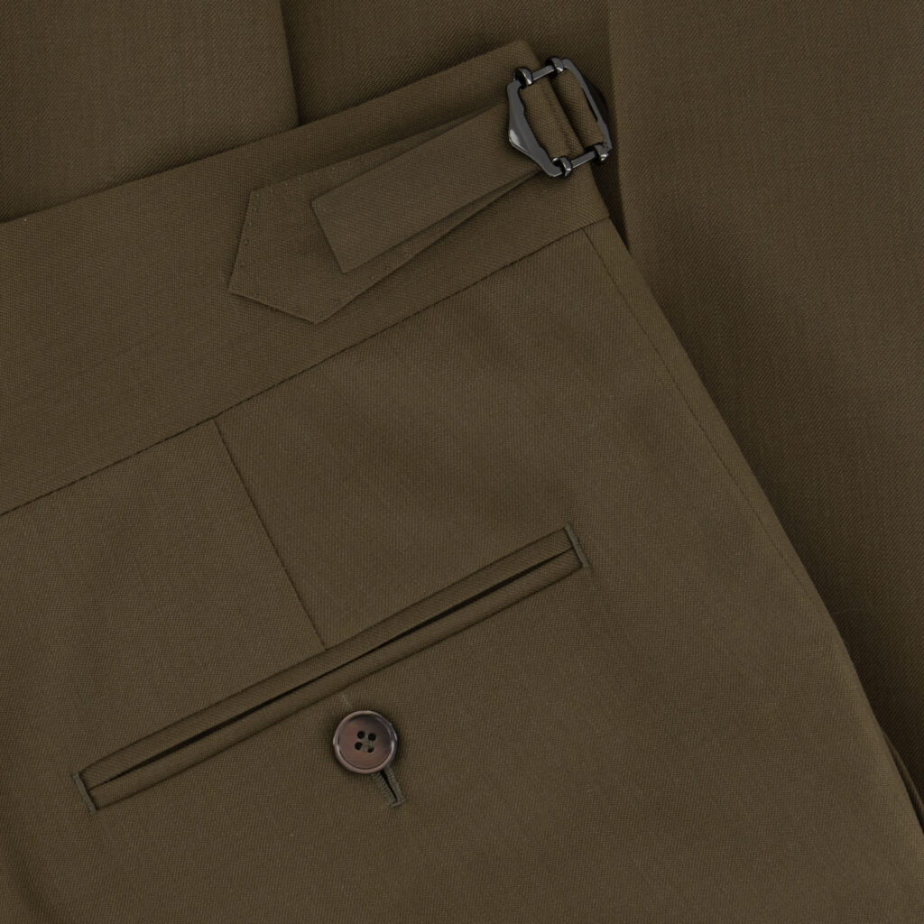 Khaki Green Wool Suit