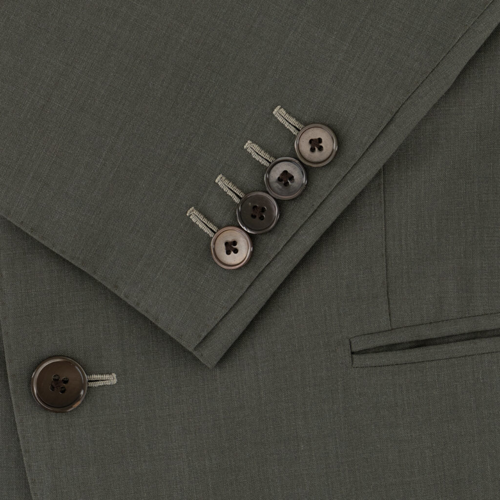 Thyme Green Notch Lapel Suit