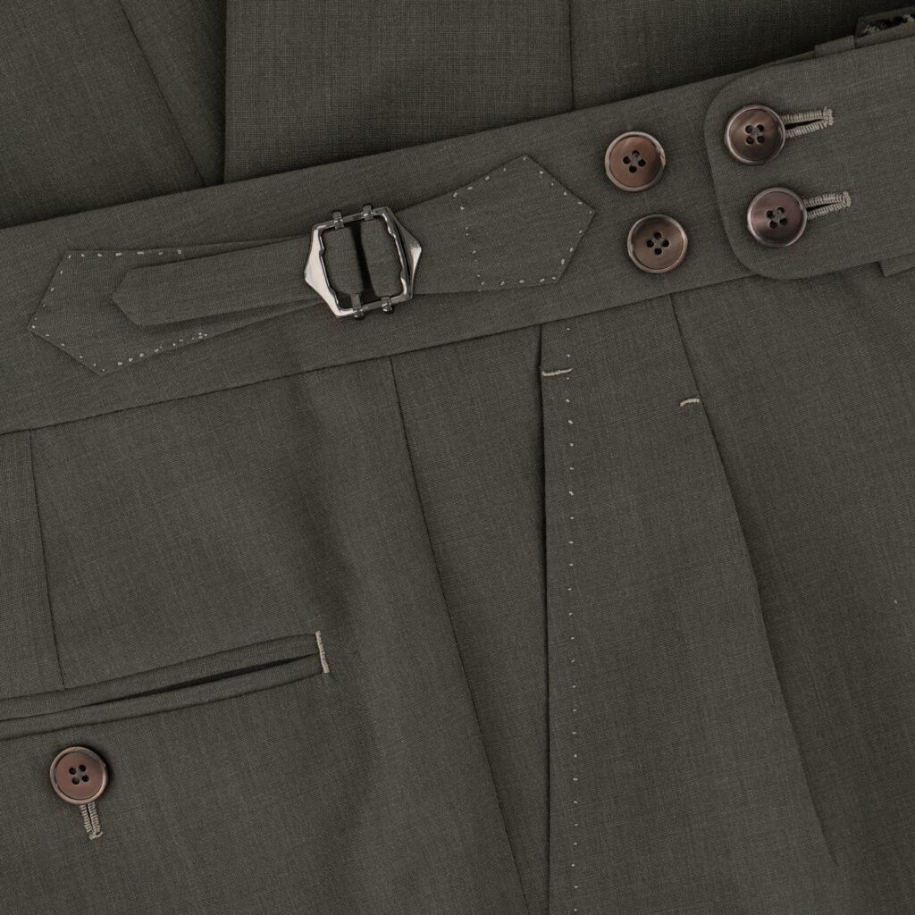 Thyme Green Notch Lapel Suit
