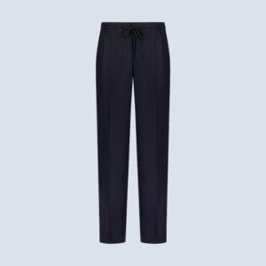 Blue Flannel Casual Trousers