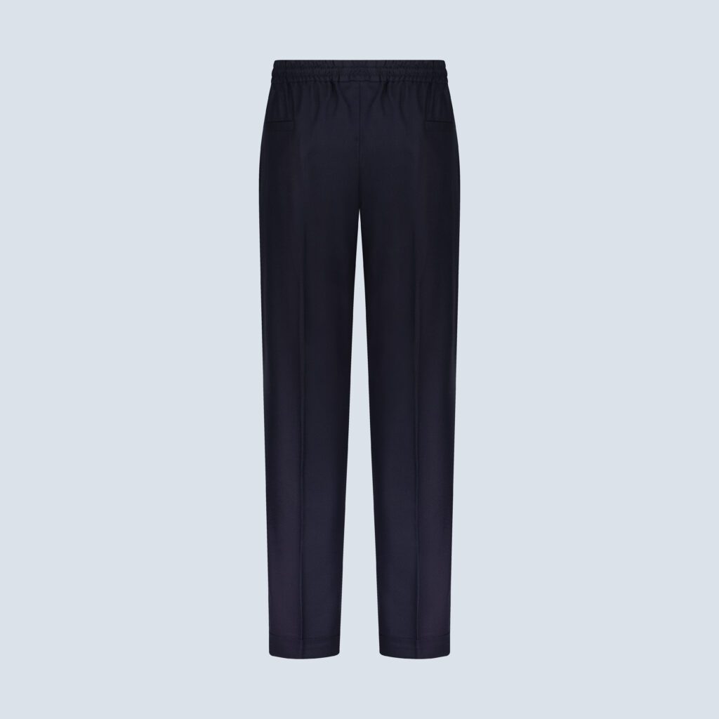 Blue Flannel Casual Trousers