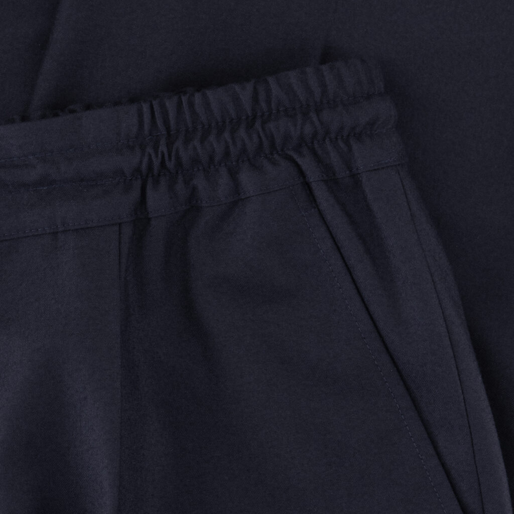 Blue Flannel Casual Trousers