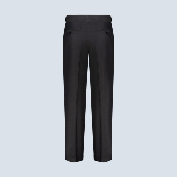 Denim Pleated Trousers