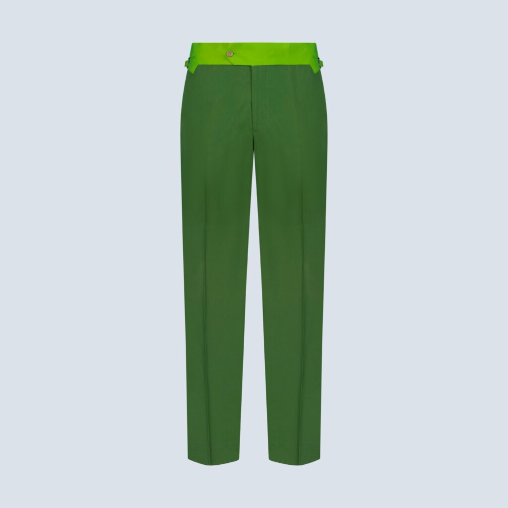 Harlequin Green Casual Trousers