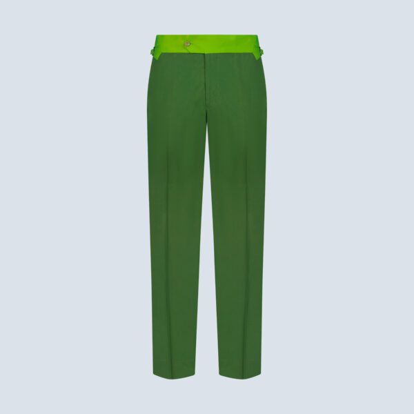 Harlequin Green Casual Trousers