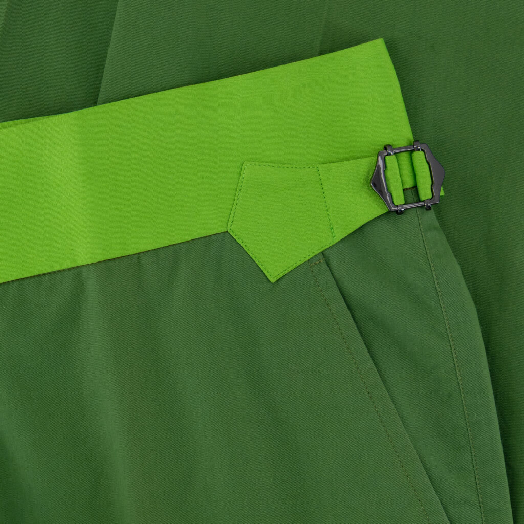 Harlequin Green Casual Trousers