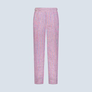 Pink & Blue Bengal Stripe Casual Trousers