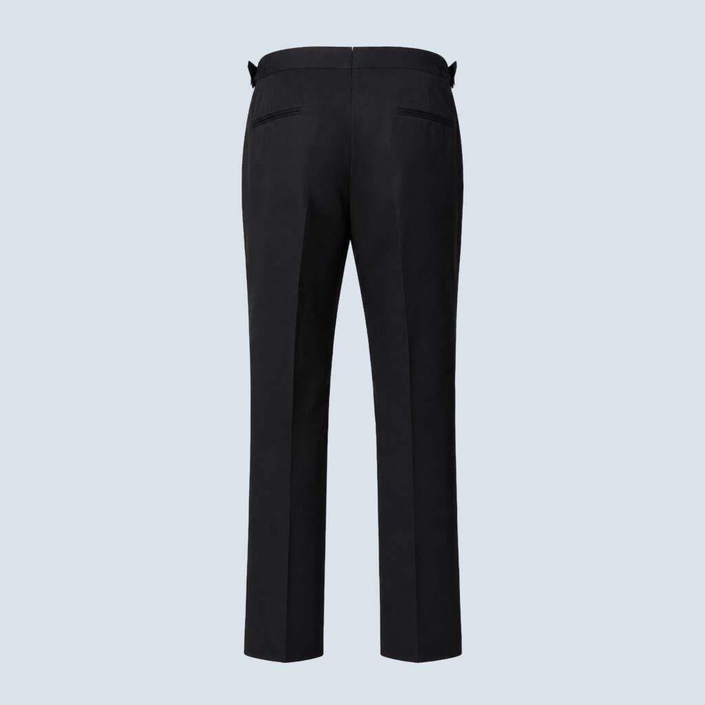 Tuxedo Trousers with Metal Waist Adjusters