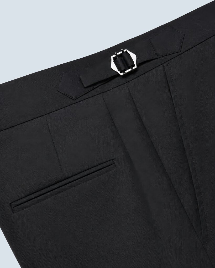 Tuxedo Trousers with Metal Waist Adjusters