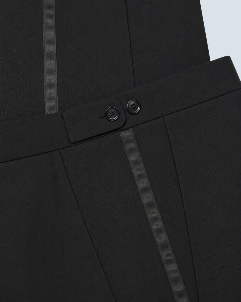Tuxedo Trousers with Button Waist Adjusters