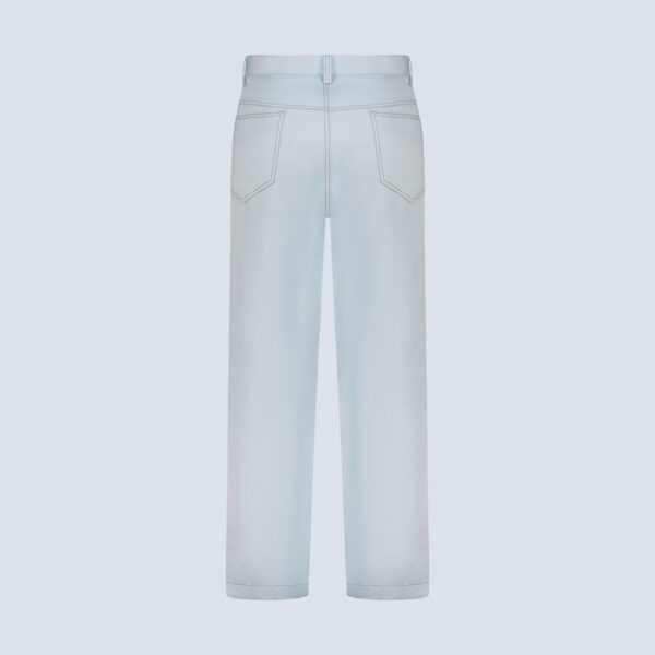 Sky Blue Modal Denim Jeans